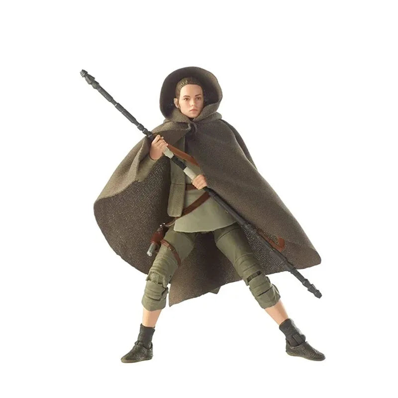 15cm Hasbro Star Wars  Black Series E8 Rey action figures model toy collectio Decorative model gift