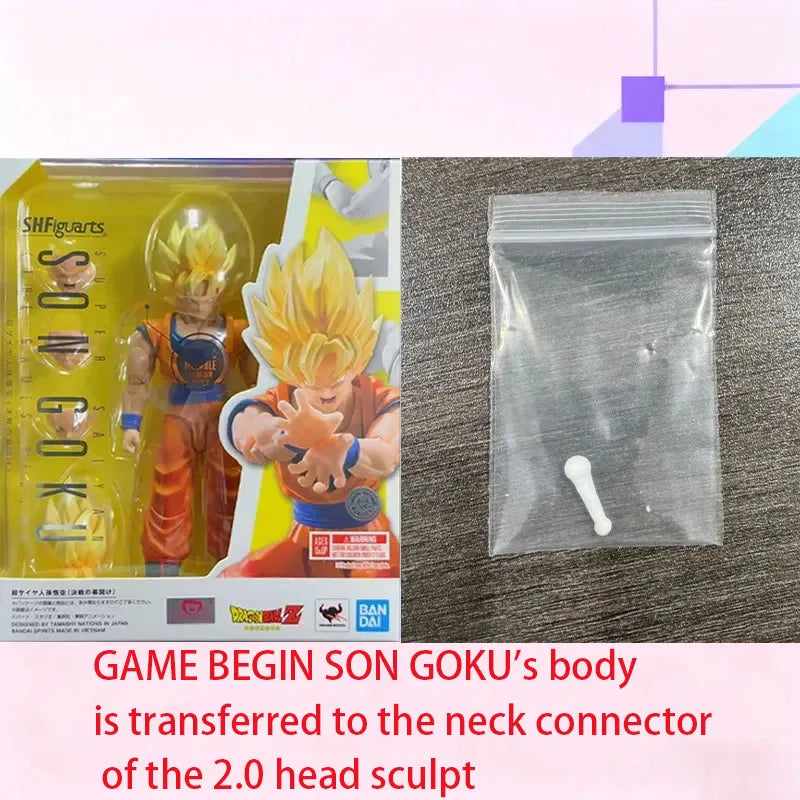 In Stock BANDAI Original Box S.H.Figuarts SUPER SAIYAN SON GOKU THE GAME BEGIN VEGETA SHF Action Figure Model Toy Gift for Kids