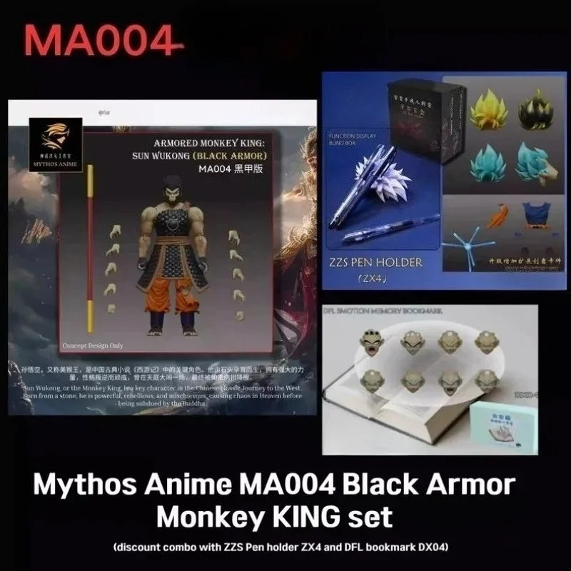 In Stock Dimension Myth 1/12 Scale Wave 1 Armor Monkey King Anime Action Figure Model Doll Toys Hobby Collectible