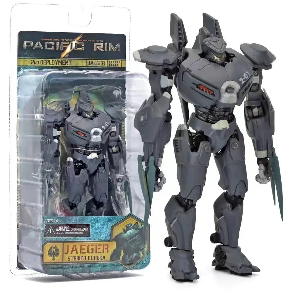 Emit Light 20CM NECA Figure Pacific Crimson Typhoon Gipsy Danger Cherno Alpha Model Toys Rim Collection Doll Gift