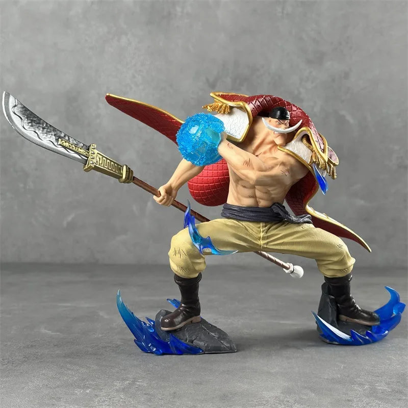 One Piece Anime Whitebeard Pirates Edward Newgate action figures  PVC GK Statue model Desktop decoration collection Toy gift