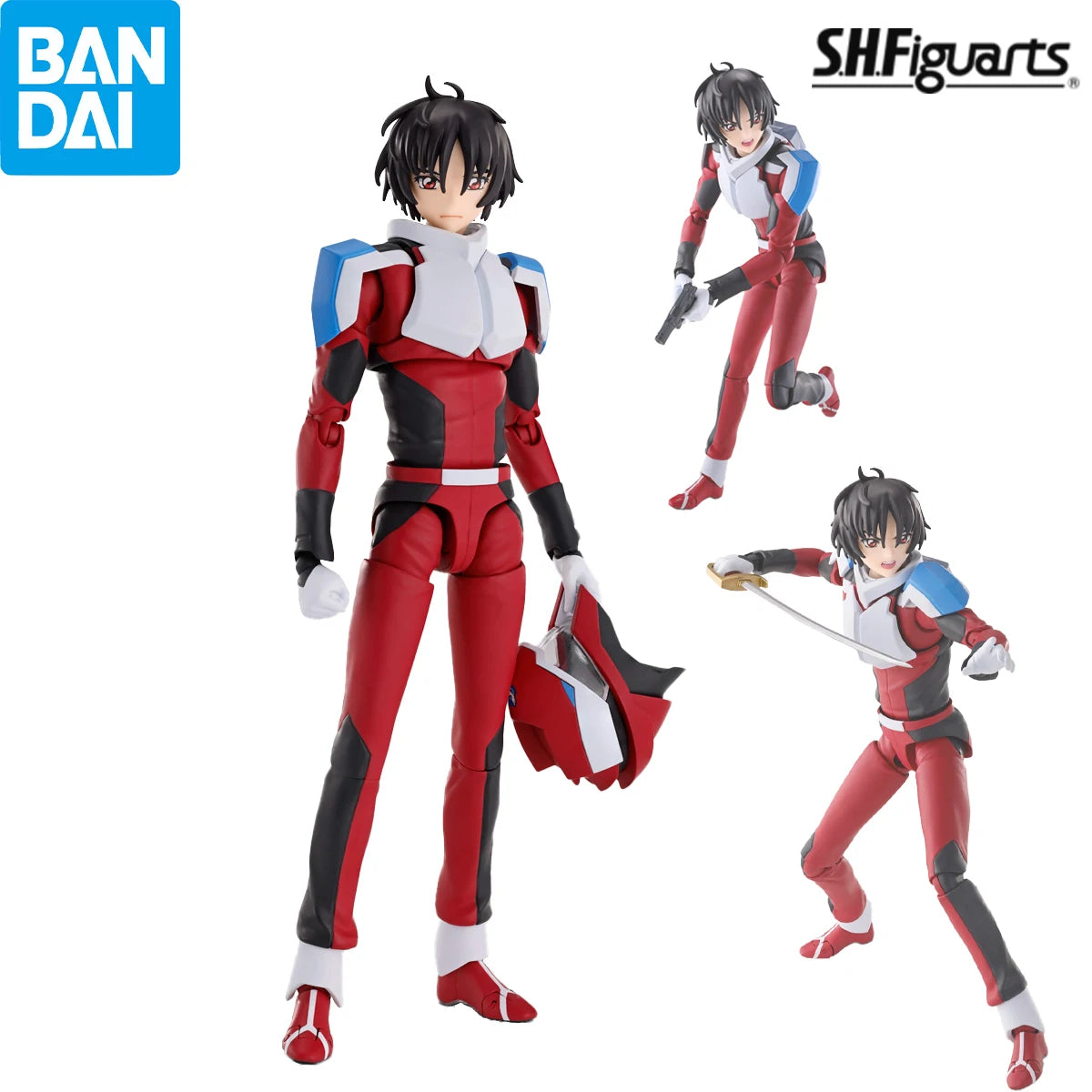 Original in Stock Bandai Spirits S.H.Figuarts Kidou Senshi Gundam Seed Freedom - Shinn Asuka Anime Figure Action Figure