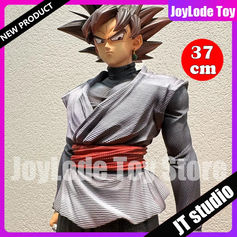 New JT Studio 37CM Dragon Ball Zamasu Anime Figures Goku Black Figure PVC Statue Desktop Decoration Collection Model Toys Gifts