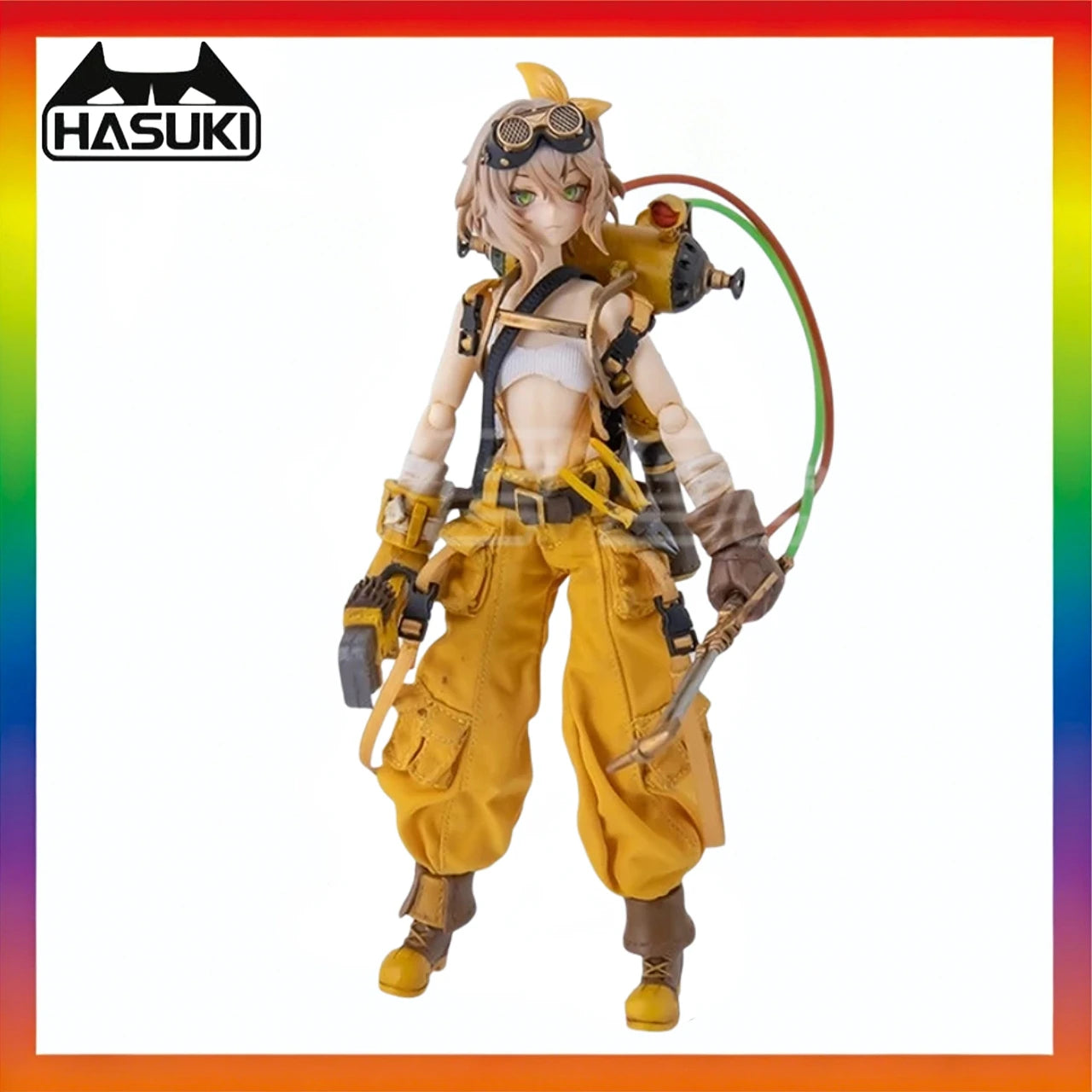 In Stock Original LYNXPULSE HASUKI Pocket Art PA007 Mechanic Fiona 1/12 Action Doll Model Toys Gifts