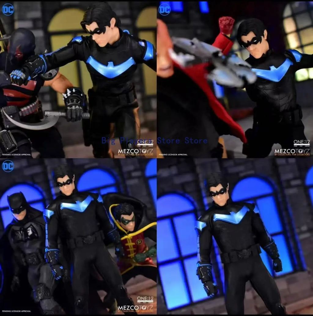 MEZCO Ant ONE:12 Batman Animation Nightwing Nightwing Action Figure