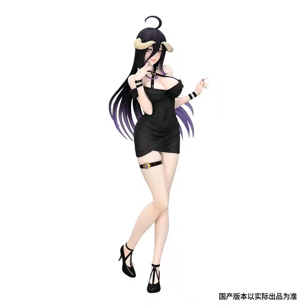 Overlord Figure Albedo Figures Sexy Girl Albedo Figurine Pvc Collection Model Statue Desk Decoration Toys Boys Christmas Gifts