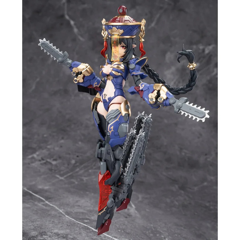 Yuanye Culture × Hemoxian Moxian Jiulian Zombie Mecha Girl and Medeta Resonance Series Assembled Movable Model Figures Ornaments