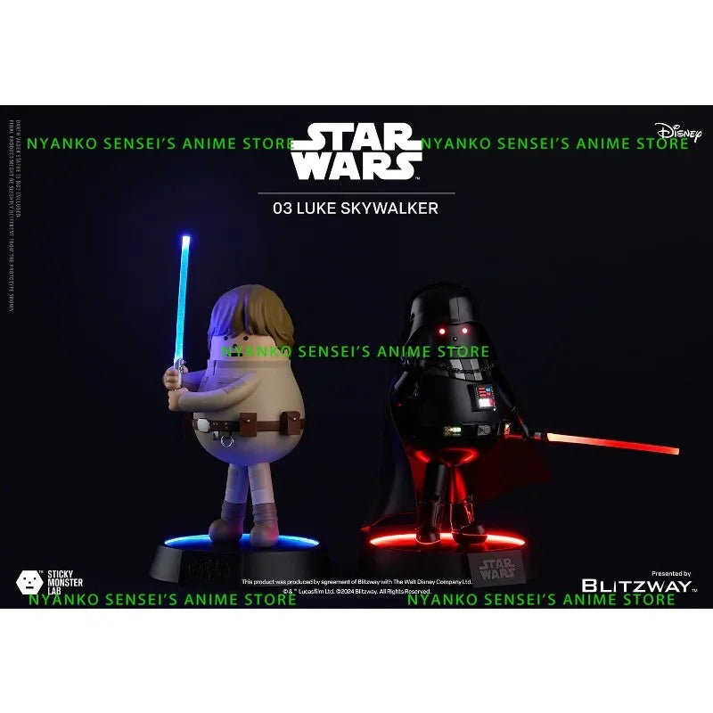 In Stock BLITZWAY SML Series Star Wars Statue Darth Vader Luke Yoda SW01-04 Figure Anime Models Toy Doll Gift Collectible