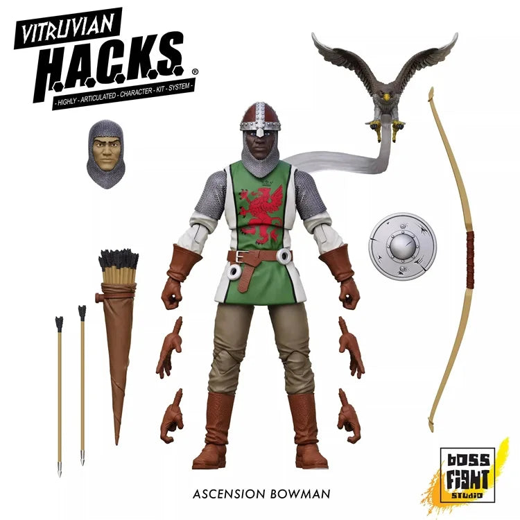【In Stock】Original Boss Fight Studio Medieval Knights Skeleton Knight Avant-garde Swift Eagle 1/18 Action Figure Collection