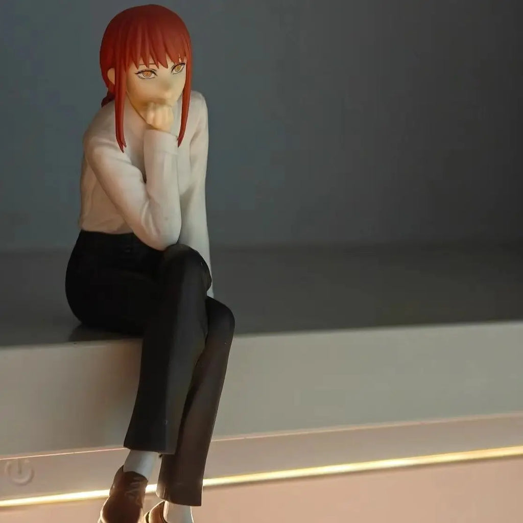 Chainsaw Man Figure Makima Anime 14cm Noodle Stopper Figure Model Toys For Girl Birthday Gifts Dropshipping