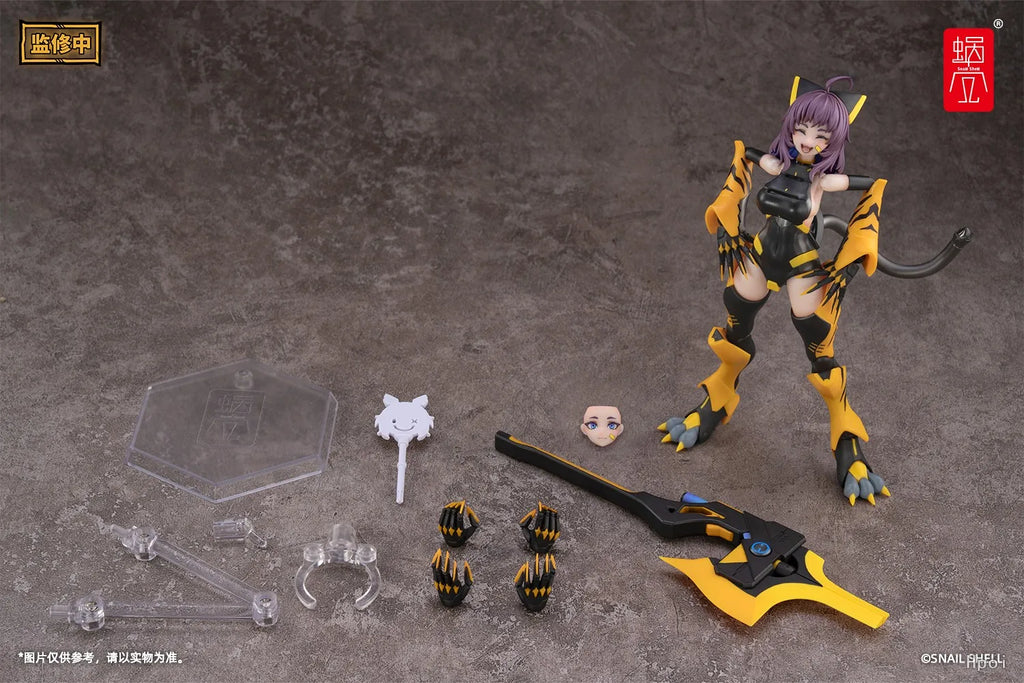 In Stock Snail Shell Snowdrop Plan TIGER-05 Tiger Girl BU KO 16cm Action Figure Anime Model Trendy Toys Desktop Collectibles