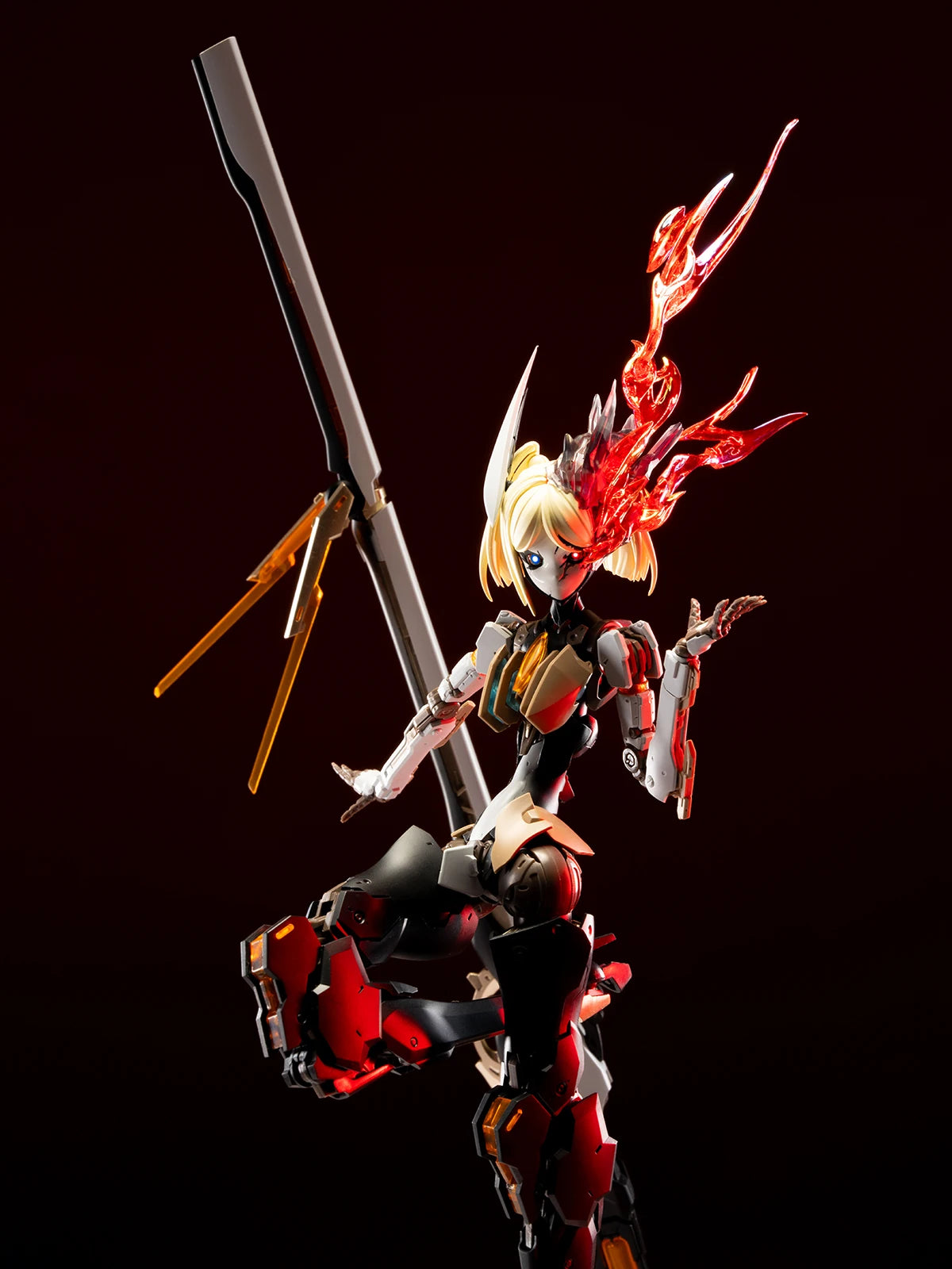 HEMOXIAN Starflower Lily, Mecha Girl, Articulated Action Figure, Assembly Model Kit, Desktop Ornament, Toy
