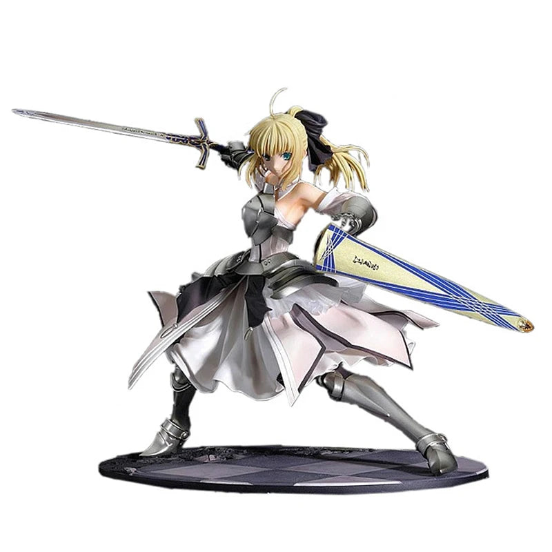 Fate/Stay Night Black Saber Altaria Pendragon Anime-Modellstatue Sammlerfigur Black Saber Dekoration Spielzeug Action Geschenk