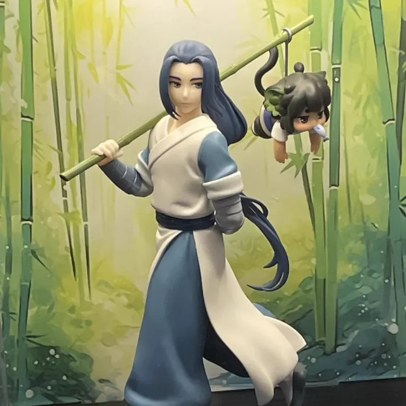 Official Anime The Legend Of Luo Xiao-Hei Xiaohei Wu Xian Figure Doll Model Toy Figurine Desktop Ornament Original Cartoon
