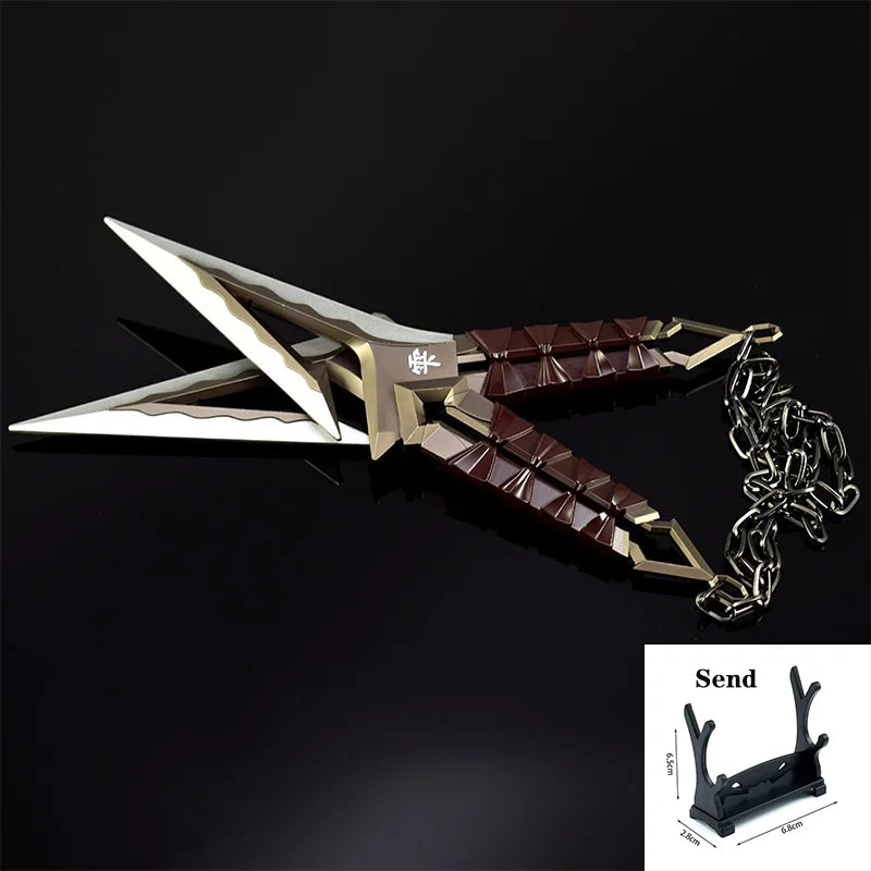 Нож Valorant Melee, играчка Kuronami No Yaiba, меч, настолен орнамент, нож, играчка, игра, периферни устройства, фигурка, метални занаяти, подаръци