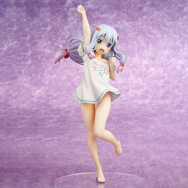 24 cm Ques Q Ero Manga Sensei Sagiri Izumi Ending Mode PVC Actionfigur Anime Figur Modell Spielzeug Sammlung Puppengeschenk
