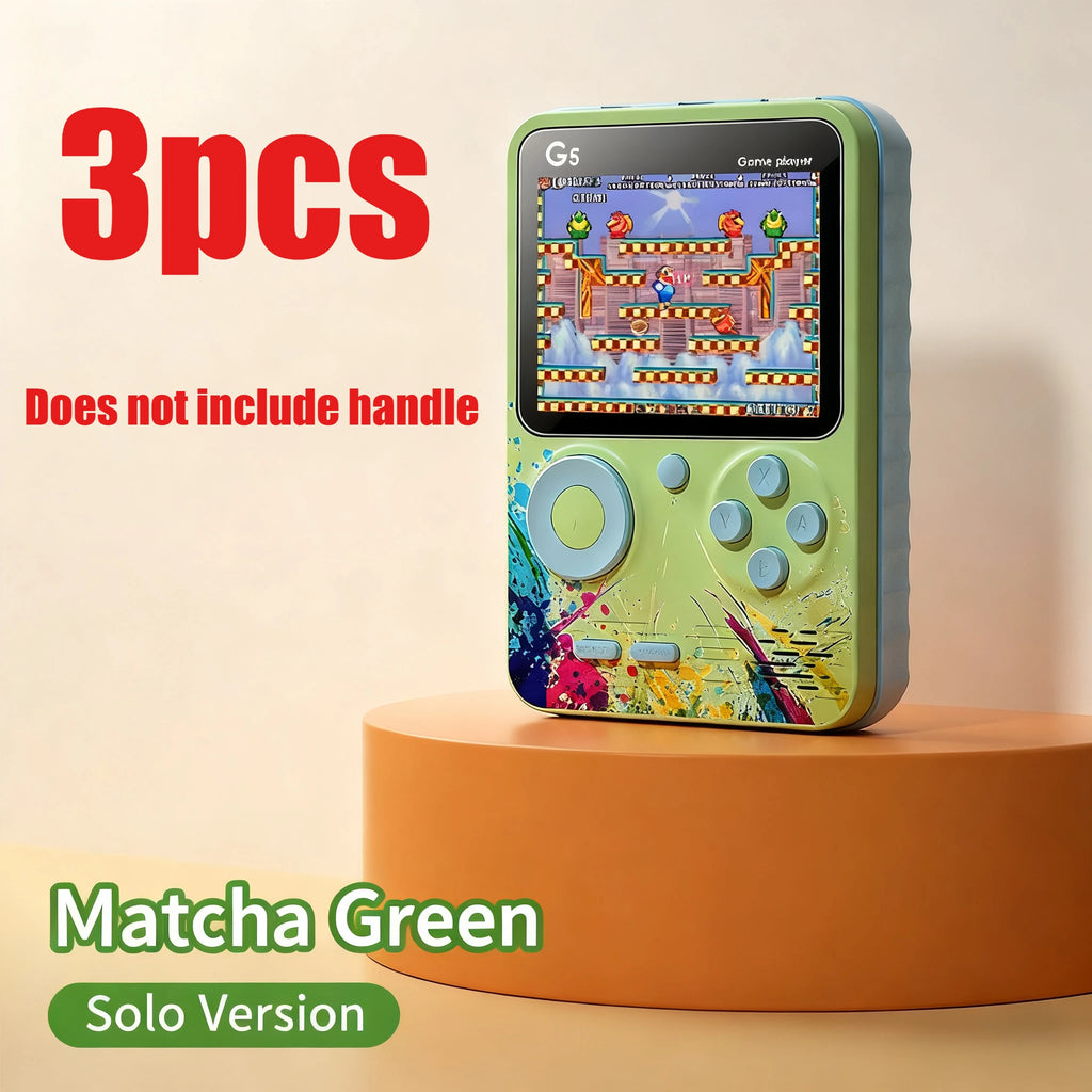 G5 3inch High-Defination Retro Handheld Game Console Supports TV built in 500 video Games