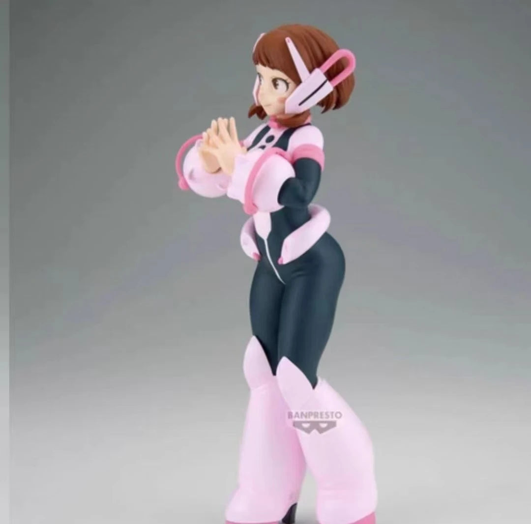 BANPRESTO Original BANDAI Boku no Hero Academia Uraraka Ochaco Glitter Glamours Anime Figures Action Figure