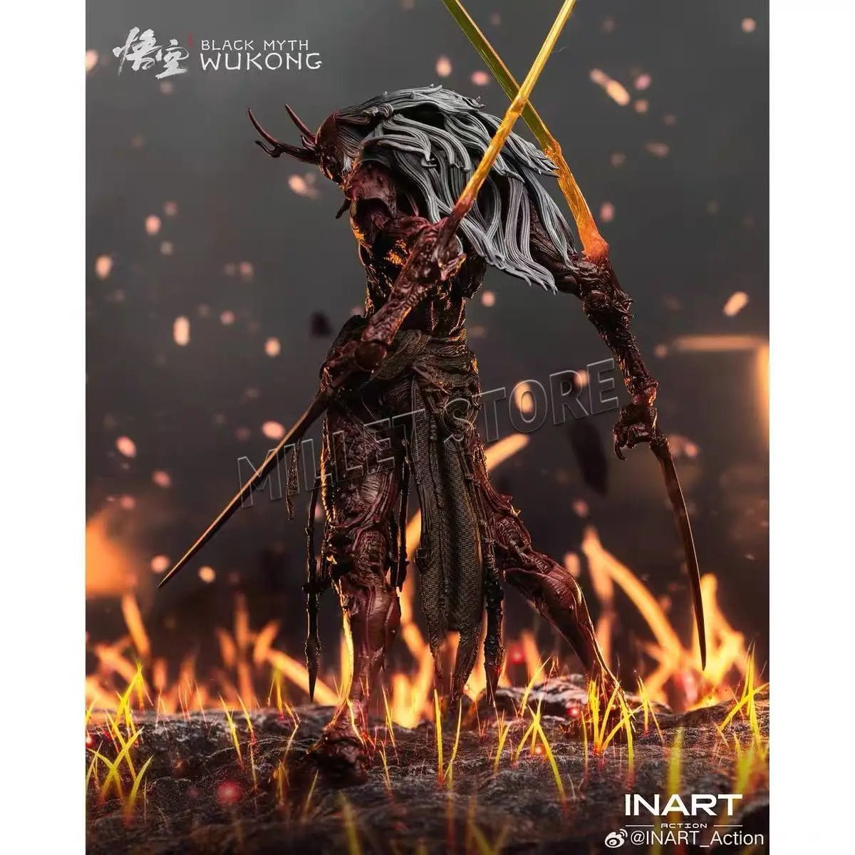 Pre-order INART 1/12 Black Myth: Wukong - Yaksha King (MAG G0005)  Anime Figure Model Toy