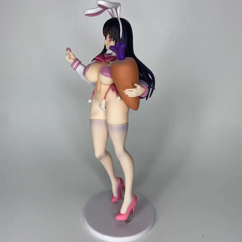 NEW Anime Pretty Girl Hand-Operated JK Rabbit Desktop Decoration Model Collectible Animation GIFT
