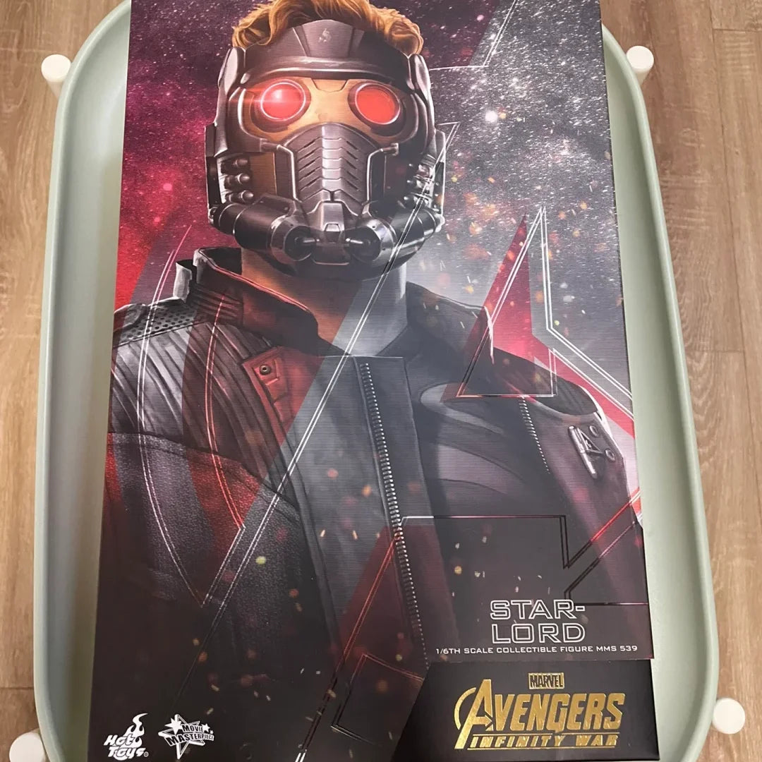 Original Hottoys Ht Mms539 Anime Figure Chris Pratt Star Lord Peter Quill Star Lord 3.0 Model 1:6 Full Set Collection Model