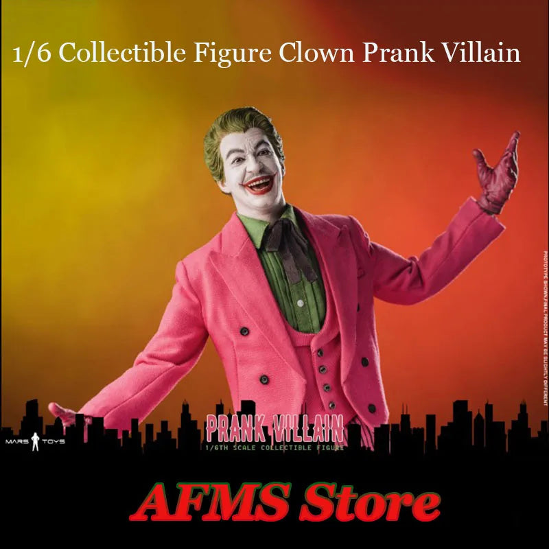 Mars Toys 1/6 MAT013 Collectible Figure Clown Prank Villain Classic Dolls Full Set 12'' Men Soldier Action Figure Body