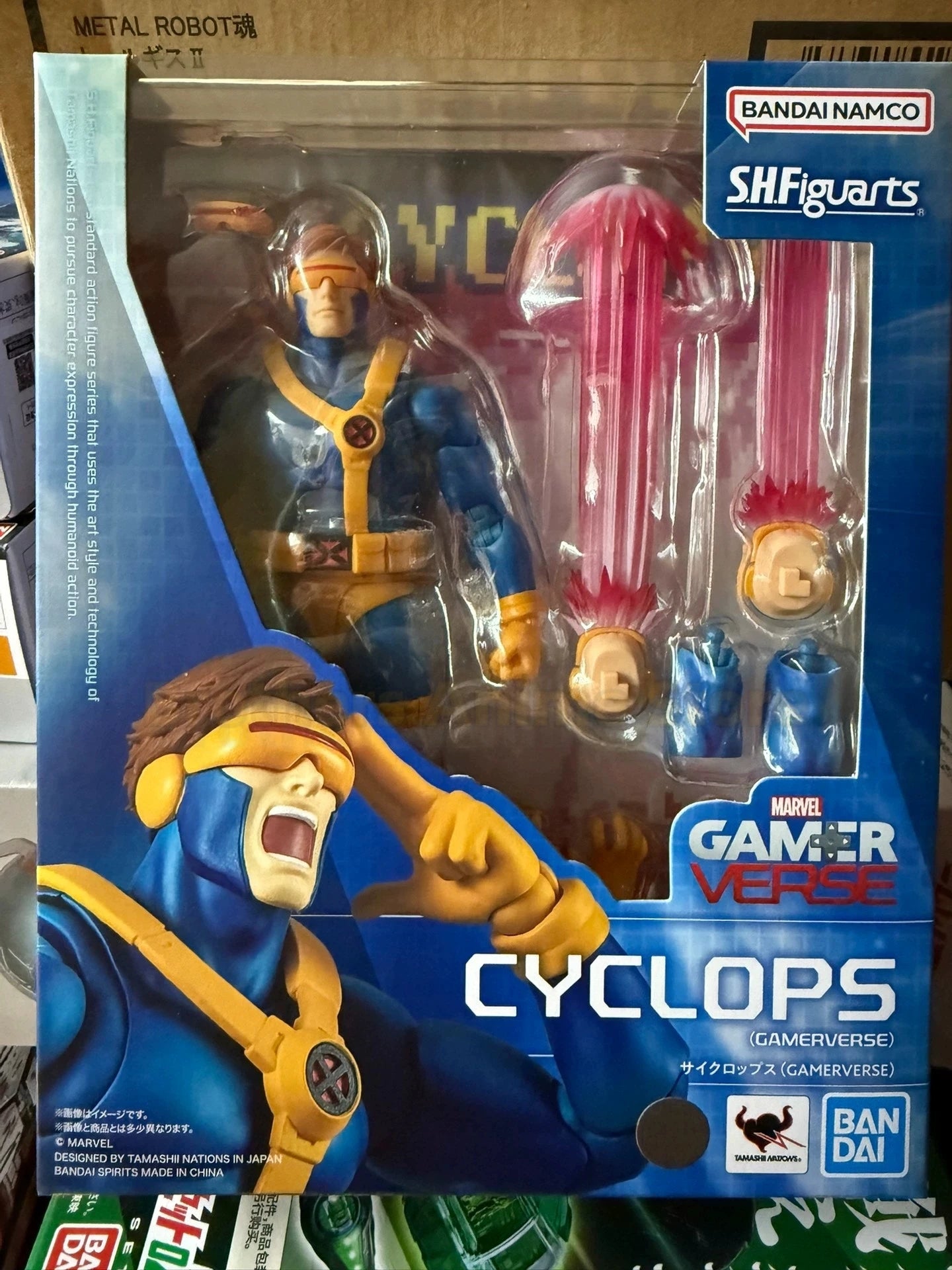 Original Bandai SHF Cyclops action figure in stock