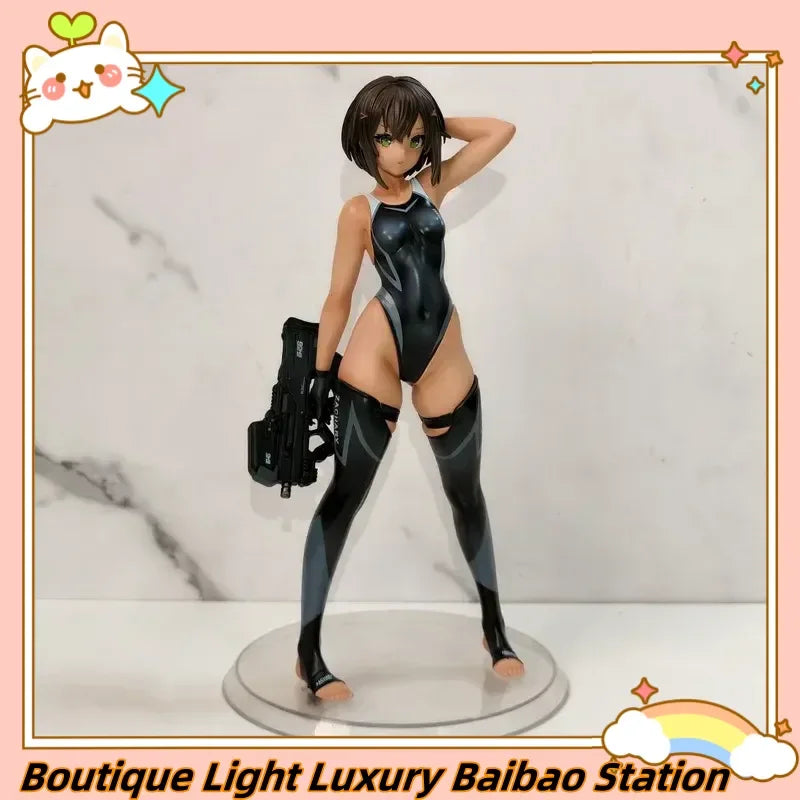 Anime Swimming Club Captain 22cm Water Gun Pvc Action Figure 1/7 Scale Desktop Decoration Collectible Ornament For Gifts