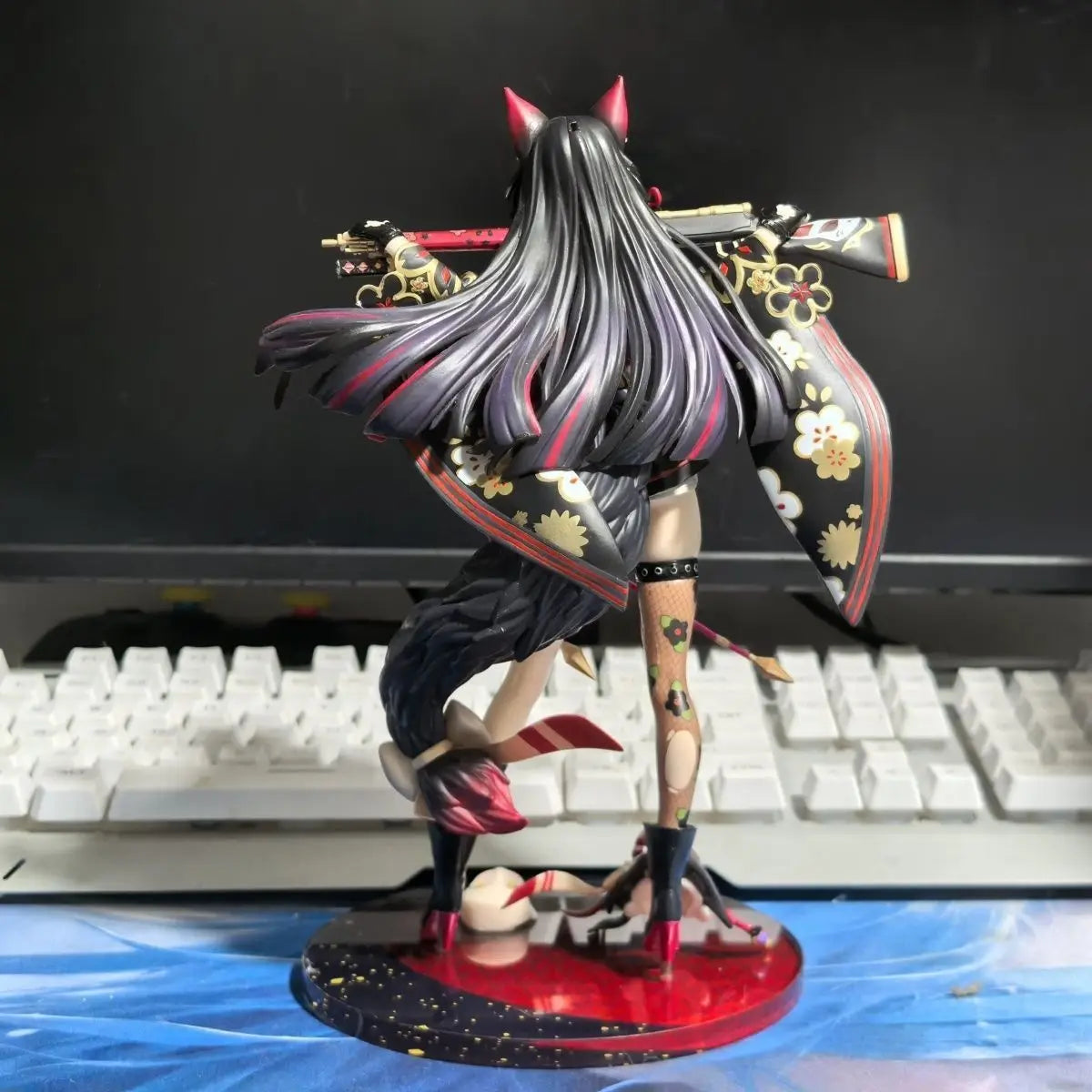 Blue Archive Wakamo Standing Position Game Girl Figure Model Statue Boys Collection Desktop Decoration Toys Xmas Gifts