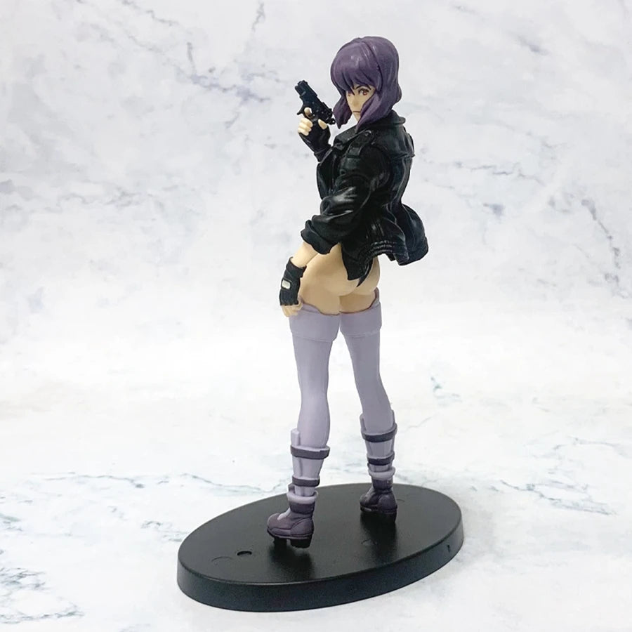 18cm/7.09in Koukaku Kidotai S.A.C. Anime Figure Kusanagi Motoko Action Figure Room Decorations PVC Collection Model Doll Toys
