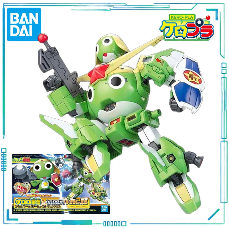 BANDAI Genuine KERO-PLA Military Cao Series Assembly Model KP Special Edition Kreoro Robot MK-II 20th Anniversary Ver Collect