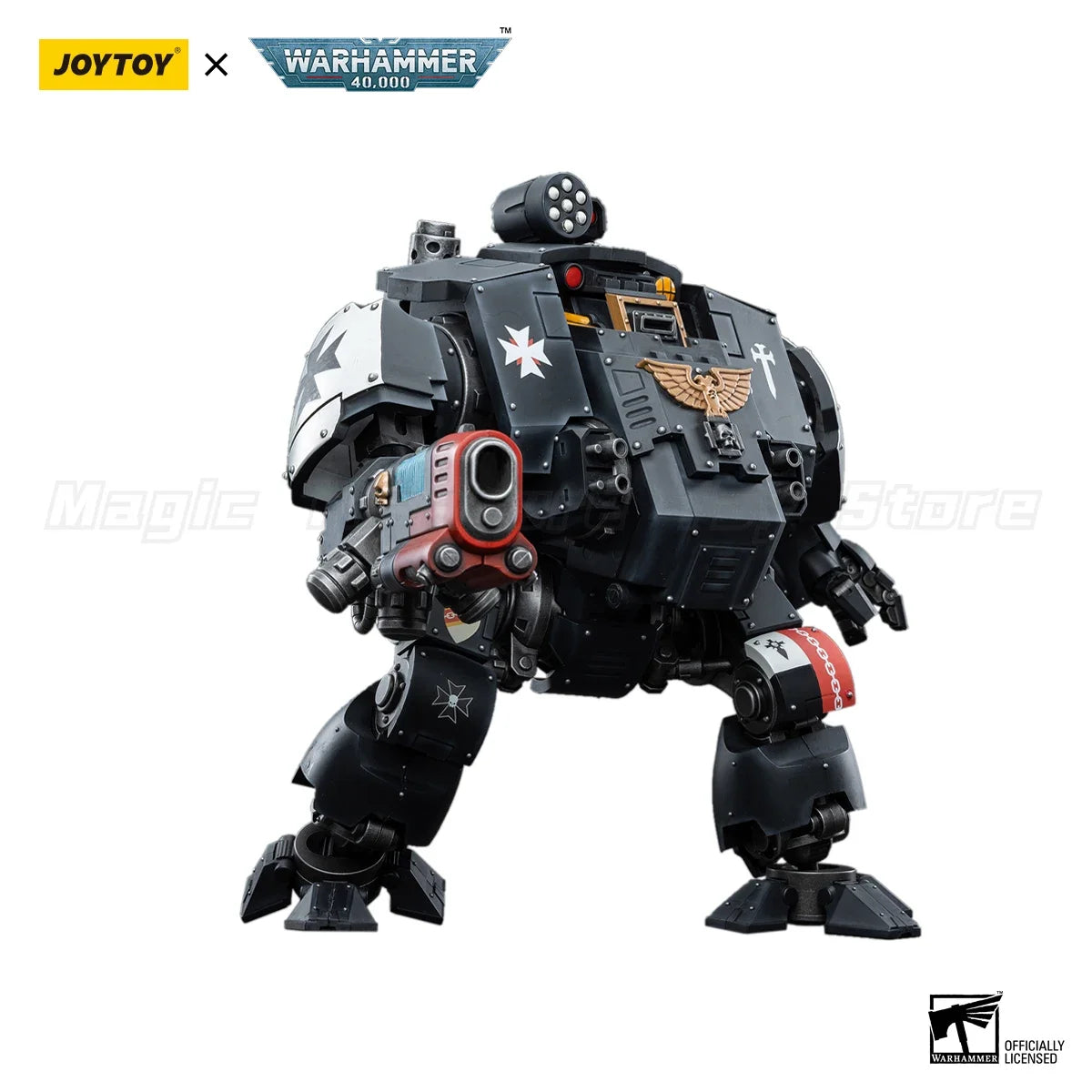 【MT】JOYTOY 1/18 Action Figure Warhammer 40K Black Templars Redemptor Dreadnought Model Toy Gifts
