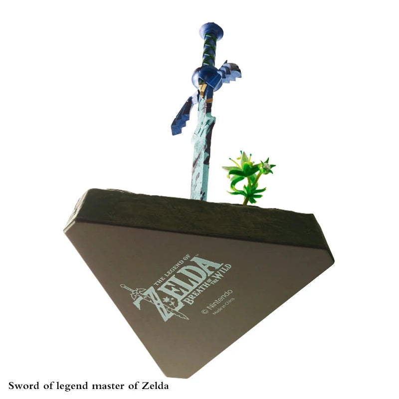 The Legend of Zelda Breath of the Wild Figures Master Sword Link Action Figure PVC Collection 26cm Ornaments Figurine Model Toys