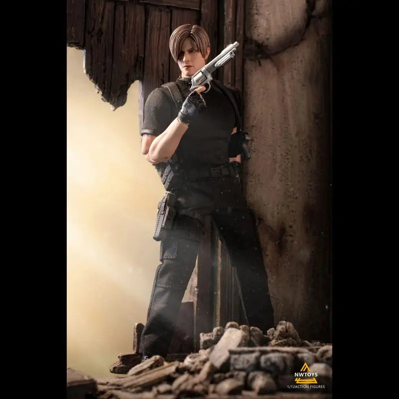 Original In-Stock 1/12 NWtoys Leon Lee Sangguang Biohazard OG Cloth Action Figure Model Desktop Collection Ornament Toys Gifts