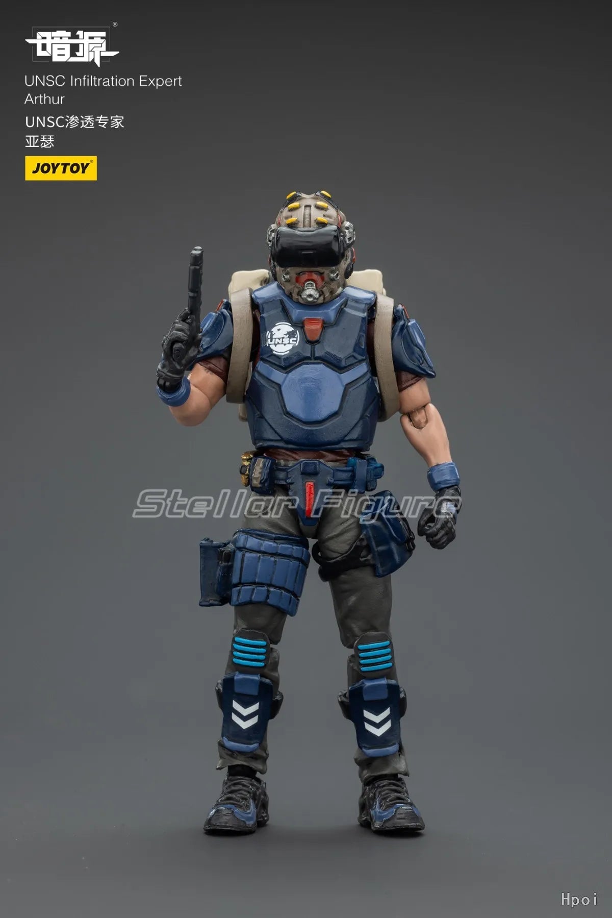 【SF】JOYTOY Dark Source 1/18 Action Figure UNSC Infiltration Expert Arthur Model Toys Gifts Collection Ornaments