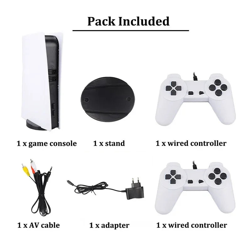 GS5 Game Station 5 Video Game Console With 200 Classic Games 8 Bit TV Consola Retro USB Wired Handheld Two Game Player AV Output