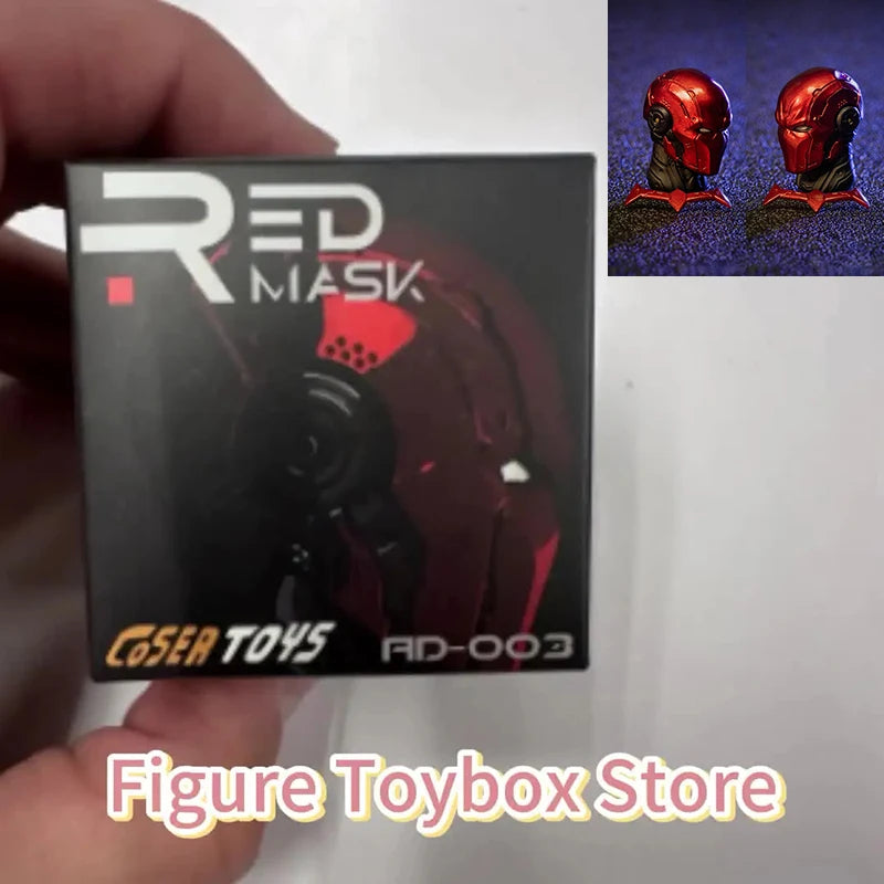 COSER VTOYS 1/12 Red Hood Solider Head Sculpt Classic Comics Villain Clown Predecessor Carving Model For VTOYS 6" Male Body