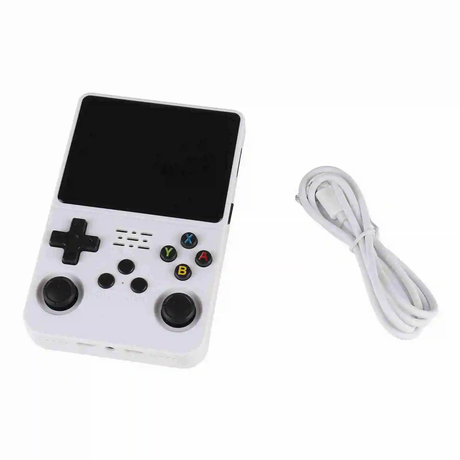 Portable Hand Held Game Console Retro Handheld Game Console 3.5inch 640x480 HD Screen Portable Handheld Video Game Console White