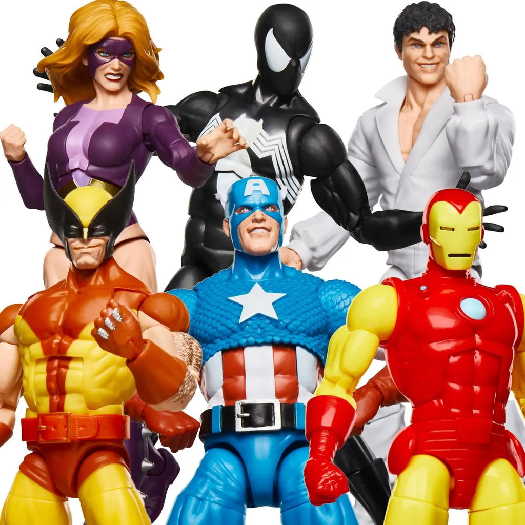 Marvel Legends Secret Wars Wave Captain America Ironman Wolverine Beyonder Titania Spiderman 6" Action Figure