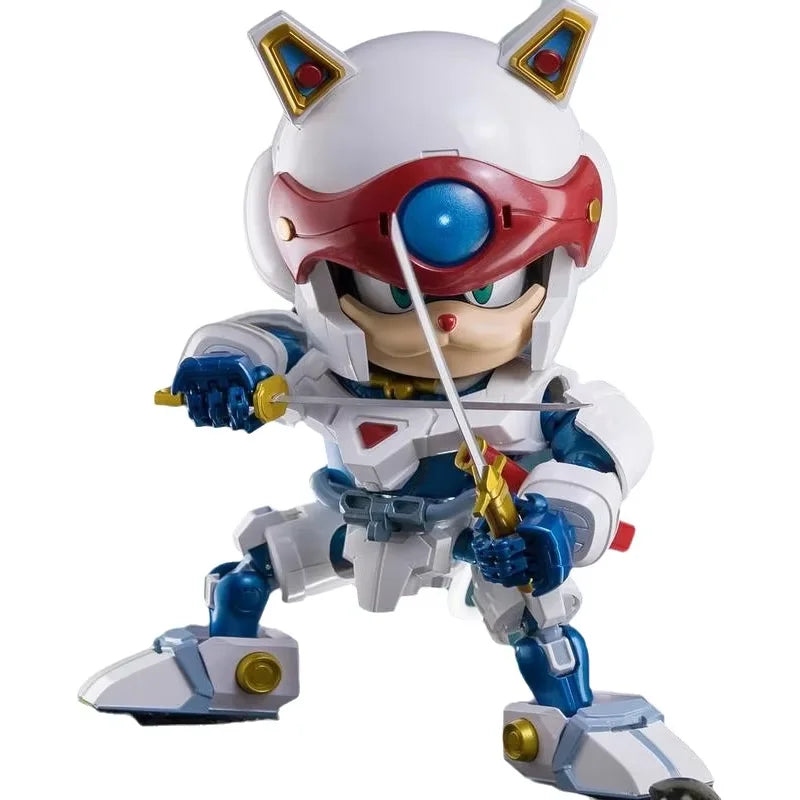 Heatboys Anime Hb0057 Kung Fu Cat Party Tailang White Cat Captain Alloy Mecha Action Figure Collectible Toy For Adults