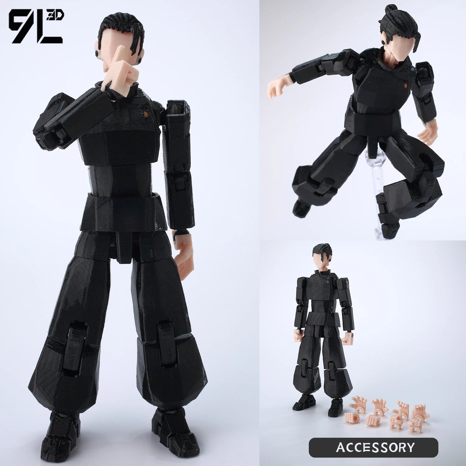 9L 3D-gedruckter Anime Jujutsu Kaisen Sukuna Lucky13 Dummy 13 beweglicher Shapeshift T13 Actionfiguren Schaufensterpuppenspielzeug für Sammler