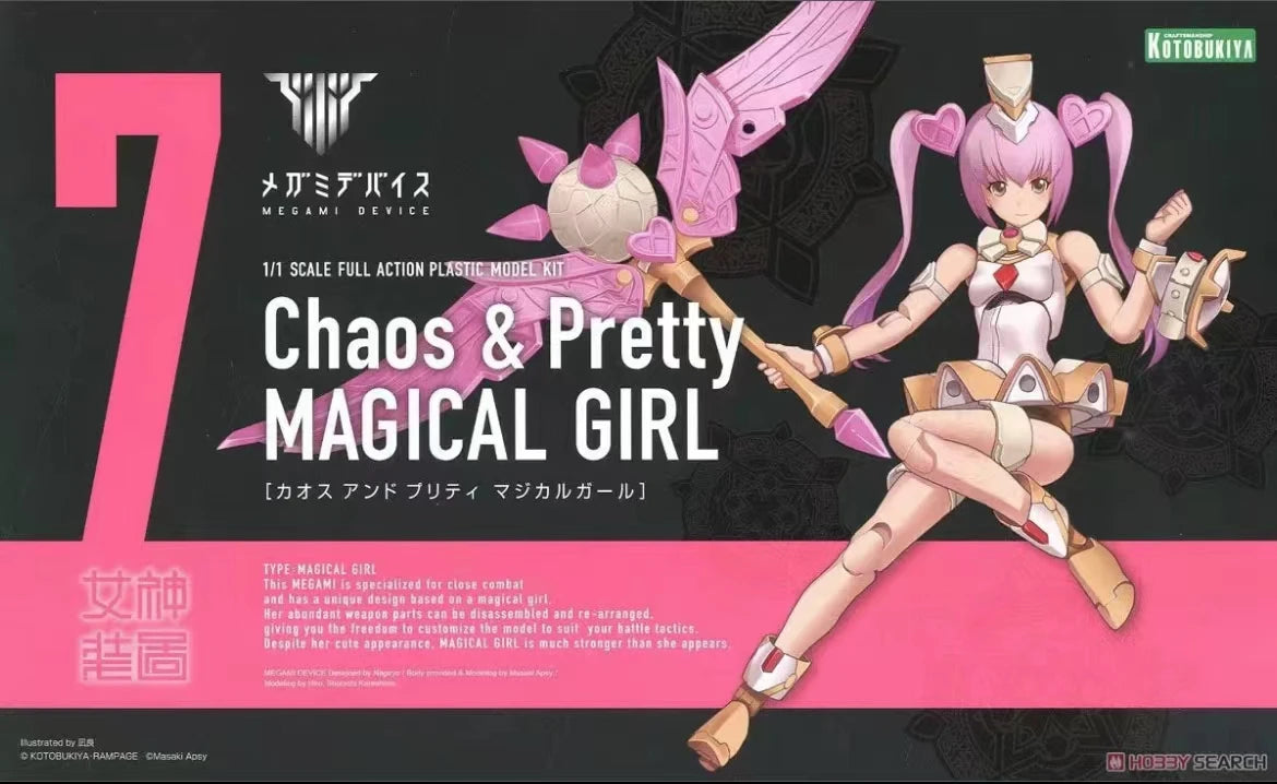 In Stock Original KOTOBUKIYA Megami Device Chaos Pretty MAGICAL GIRL Assembling Toys Action Figure Collectible Model Toys
