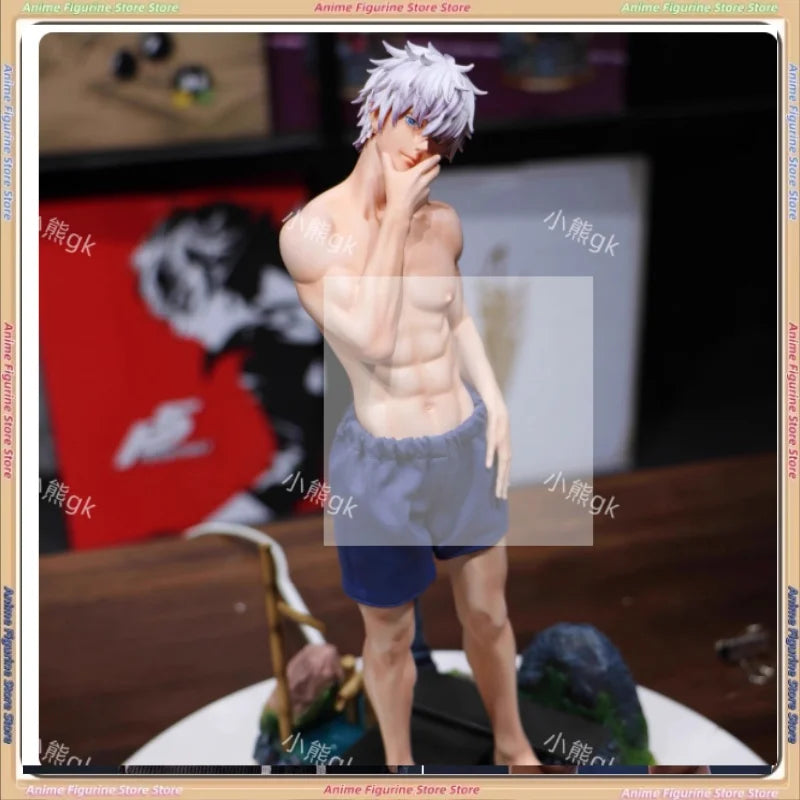 Pink Bear Gojo Goh 5t5 Go Sensei Mantra Back To War Gojo Goh Nendoroid GK Statue Ornament Collectible
