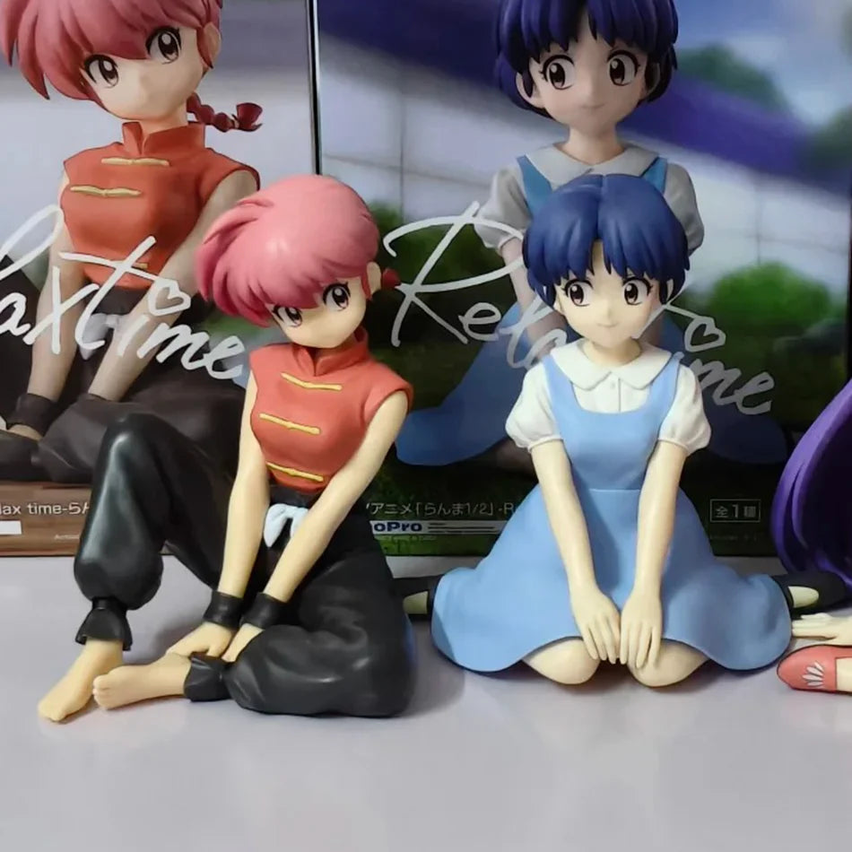 Оригинална фигурка BANDAINAMCO BANPRESTO Ranma 1/2 Relax Time Shampoo Tendou Akane Ranma от PVC, модел, колекционерска фигурка, играчка