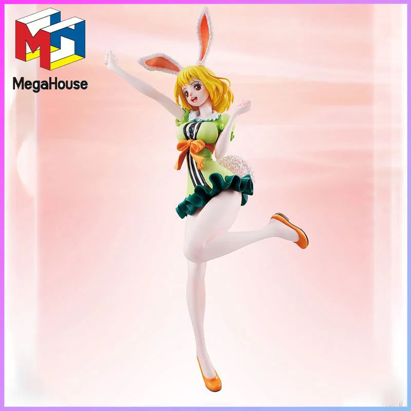 MEGAHOUSE Portrait.Of.Pirates ONE PIECE Limited Edition Carrot PVC Pre-Painted Figure with Interchangeable Parts original Kawaii
