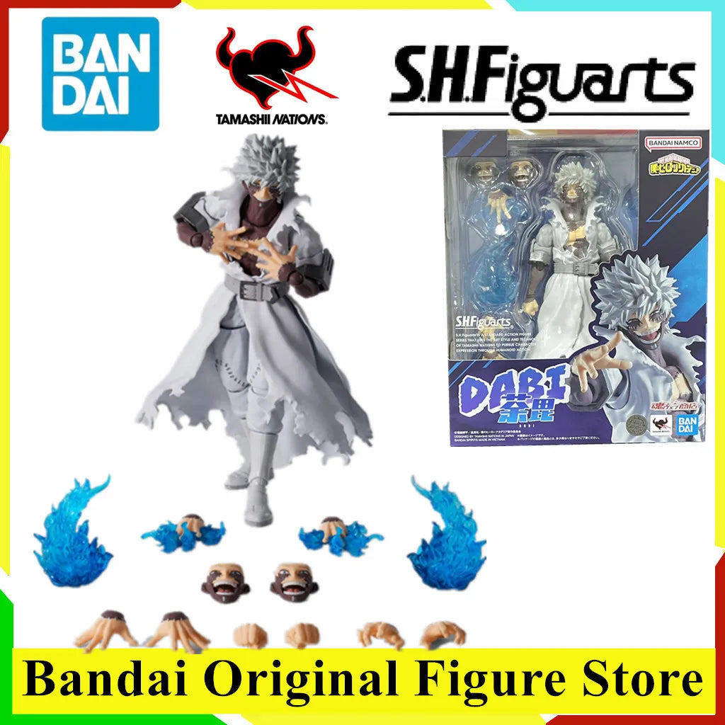 Original BANDAI S.H.Figuarts Dabi My Hero Academia Action Figure Toys PVC Model Collection Anime Boku no Hero Academia Figurine