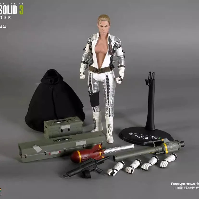 ‌Original ‌Hot Toys VGM14 Metal Gear Solid 3 Snake Eater THE BOSS Action Figure Collectible Model