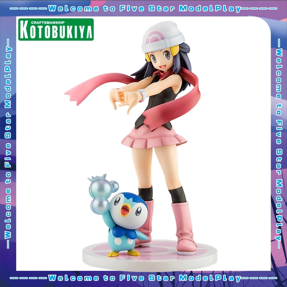 【FS】 Original Kotobukiya ARTFX J Pokémon Xiaoguang and Pogaman Anime Doll Figures Models Toys Gifts