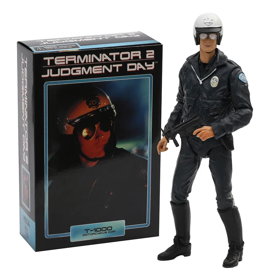 NECA Terminator 2 Judgment Day T-800 T-1000 PVC Action Figure Collectible Model Toy
