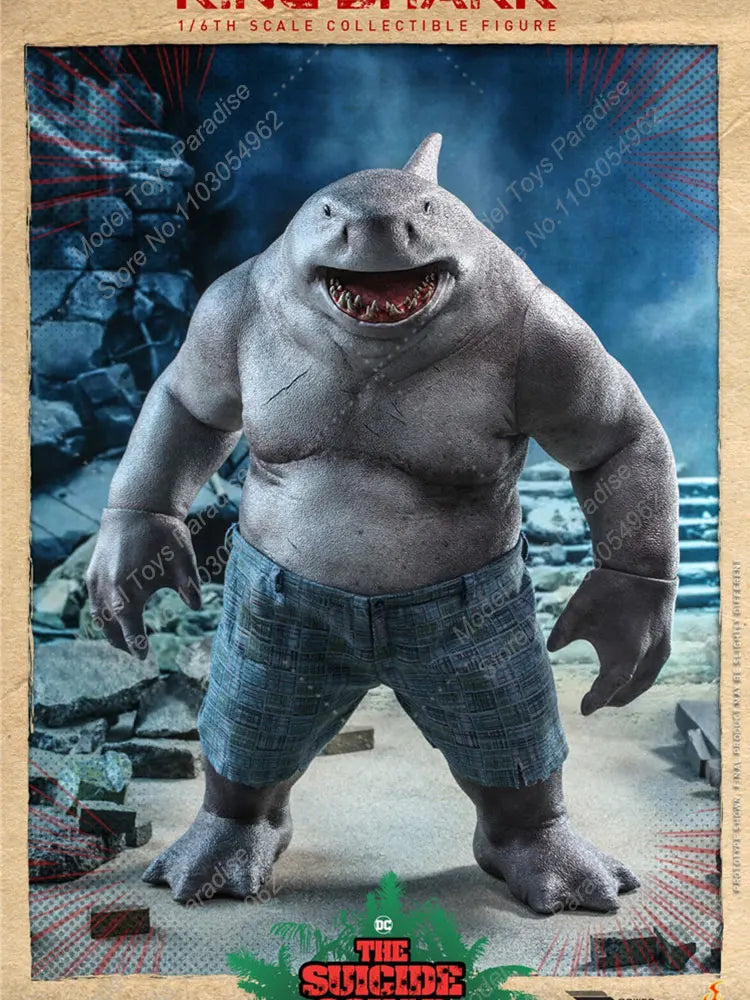 HOTTOYS HT PPS006 1/6 Collectible King Shark The Suicide Squad Nanaue Super Villain Full Set 12inch  Action Figure Soldier Model